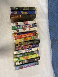 lot 240 image: VHS Movies - See pictures for titles
