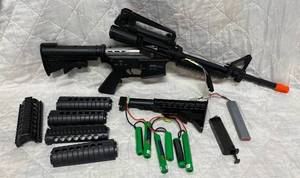 lot 162 image: Airsoft Rifle with miscellaneous parts