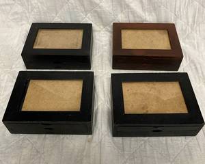 lot 176 image: 4 picture boxes