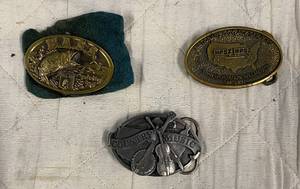 lot 187 image: 3 Belt Buckles