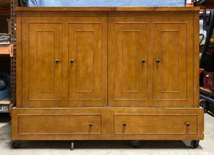 lot 3 image: Rolling Murphy Bed no mattress