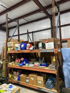 lot 288 image: Shelves 15 to 18 high 86 across 38 deep 3 shelves - items on shelves not included