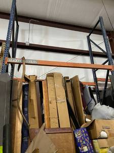 lot 291 image: Shelves 15 to 18  high 86 across 38 deep 3 shelves - items on shelves not included