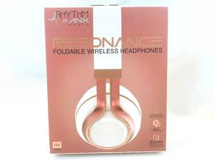 lot 41 image: Resonance Rhythm ANX Pink Bluetooth Headphones