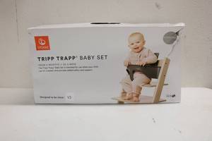 lot 94 image: Tripp Trapp Baby Set for 6mos old Gray