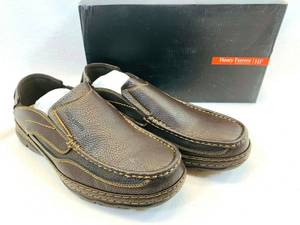 lot 118 image: Henry Ferrera Mens Brown Slip On Shoes Sirata-100 Size 9.5