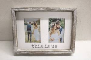 lot 57 image: Rustic Picture Frame this is us