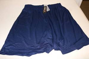 lot 169 image: Mens Sport Shorts Navy Blue Size XL