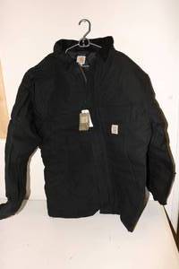 lot 178 image: Carhartt Big and Tall Black Coat Mens Size XL w tags