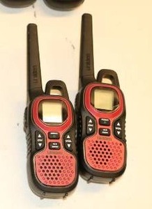 lot 183 image: Uniden Red Walkie Talkie Pair