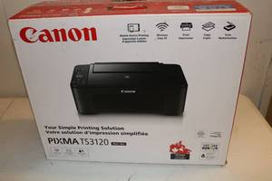 lot 216 image: Canon Pixma TS3120 Printer (no ink included)