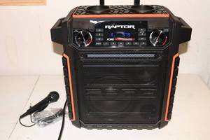 lot 217 image: ION Rapter Wireless All-Weather Speaker w Handle and Wheels (Works but speakers may be busted, volume low)