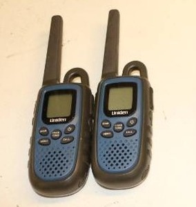 lot 185 image: Uniden Blue Walkie Talkie Pair