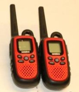 lot 186 image: Uniden Red Walkie Talkie Pair