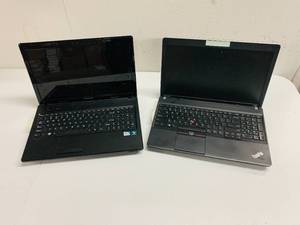 lot 269 image: 2x Lenovo Laptops  (needs to be refurbished and possibly extra parts to work)