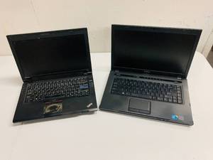 lot 270 image: 2x Laptops - Dell and Lenovo (needs to be refurbished and possibly extra parts to work)