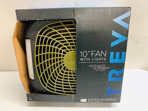 lot 284 image: Treva 10 Battery Operated Camping Fan