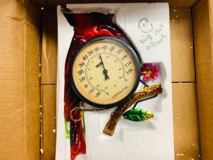 lot 299 image: Cardinal Outdoor Wall Thermometer