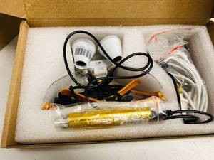 lot 312 image: Dental Surgical 3.5x Binocular Magnifier Glasses Loupes  LED Head Light Gold