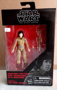 lot 1 image: STAR WARS - THE BLACK SERIES - RESISTANCE TECH ROSE - NIB
