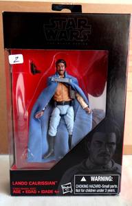 lot 2 image: STAR WARS - THE BLACK SERIES - LANDO CALRISSIAN - NIB