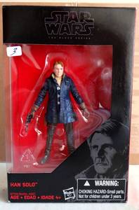 lot 3 image: STAR WARS - THE BLACK SERIES - HAN SOLO - NIB