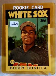 lot 20 image: 1986 Topps Traded Bobby Bonilla Rookie Card #12T MINT