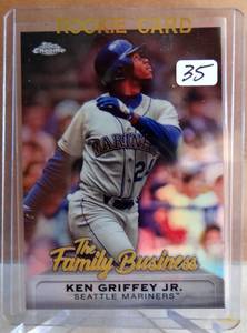 lot 35 image: Ken Griffey Jr 2019 Topps Chrome The Family Business Refractor