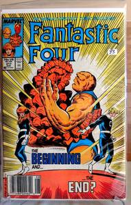 lot 83 image: Fantastic Four #317 (Aug 1988, Marvel Comics) The Beginning and the End VFNM