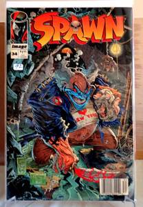 lot 92 image: SPAWN #34, IMAGE COMICS, Todd McFarlane