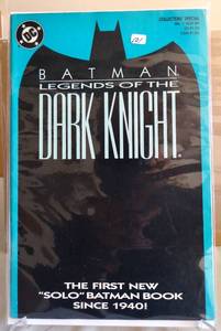 lot 101 image: Batman DC Comics Legends Of The Dark Knight Issue  #1
