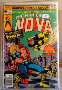 lot 109 image: DC COMICS #4 DEC.1976..THE MAN CALLED NOVA. 1ST APP.CORRUPTOR - $$$$