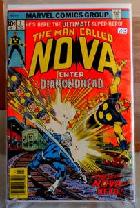lot 110 image: The Man Called NOVA #3 enter Diamondhead from Nov. 1976 in FVF- condition