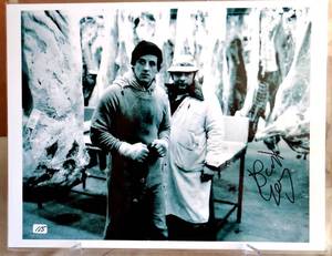 lot 115 image: YO AUTHENTIC BURT YOUNG (PAULIE) 8 X 10 ROCKY PHOTO