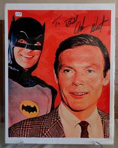 lot 117 image: POW AMAZING ADAM WEST BATMAN HAND SIGNED 8 X 10 PHOTO
