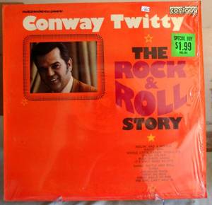 lot 160 image: 1972 CONWAY TWITTY THE ROCK N ROLL STORY LP ALBUM BY CONTOUR RECORDS