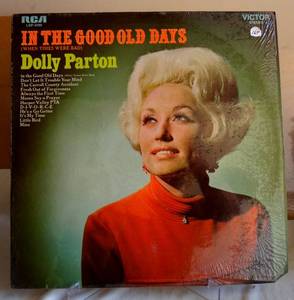 lot 164 image: RARE DOLLY PARTON - IN THE GOOD OLD DAYS - VINYL LP LSP-4099