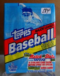 lot 184 image: Original 1972 Topps Wax Pack  - who will you find