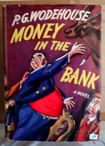 lot 189 image: RARE - P. G. Wodehouse Money in the Bank Clipper Books D.J. 1942