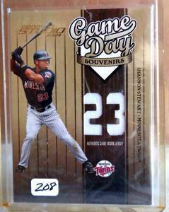 lot 208 image: RARE ONLY 100 2004 (TWINS) Studio Game Day Souvenirs #50 Shannon Stewart Jersey