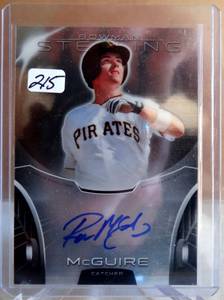 lot 215 image: 2013 Bowman Sterling Prospect Autographs #RMC Reese McGuire Auto