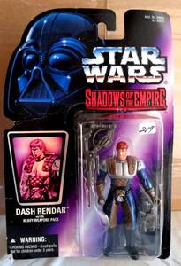 lot 219 image: Star Wars Shadows of the Empire Dash Rendar - Kenner & Hasbro 1996