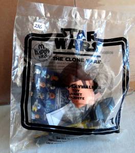 lot 236 image: McDONALDS Happy Meal Toy Star Wars The Clone Wars HAN SOLO #9 Sealed New 2008