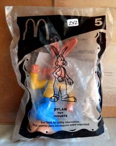 lot 242 image: McDonalds 2006 Doogal # 5 Dylan Rabbit Action Toy NIP Unopened