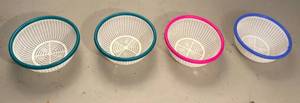 lot 37 image: 4 Plastic Strainers