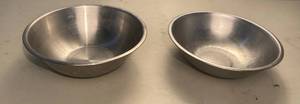 lot 39 image: 2 Stainless Steel Mixing Bowls