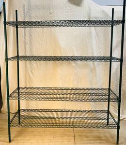 lot 94 image: Metal Shelving 4 Shelves