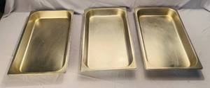 lot 99 image: 3  -  2 12 Deep Pan Stainless Steel full size Steam Table Pan