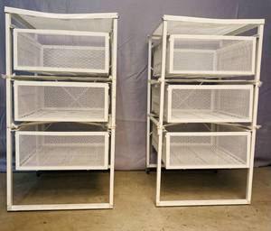 lot 105 image: 2 Metal Rolling Storage