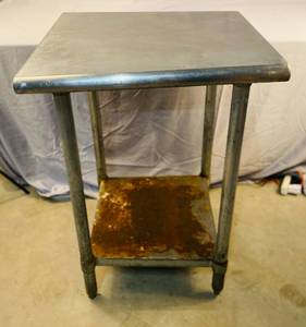lot 110 image: Stainless Steel Table